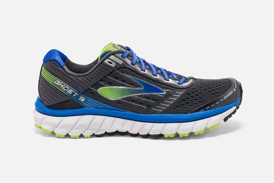Tenis Corrida Brooks Ghost 9 Masculino Brasil - Cinzentas/Azuis 0678459-EU